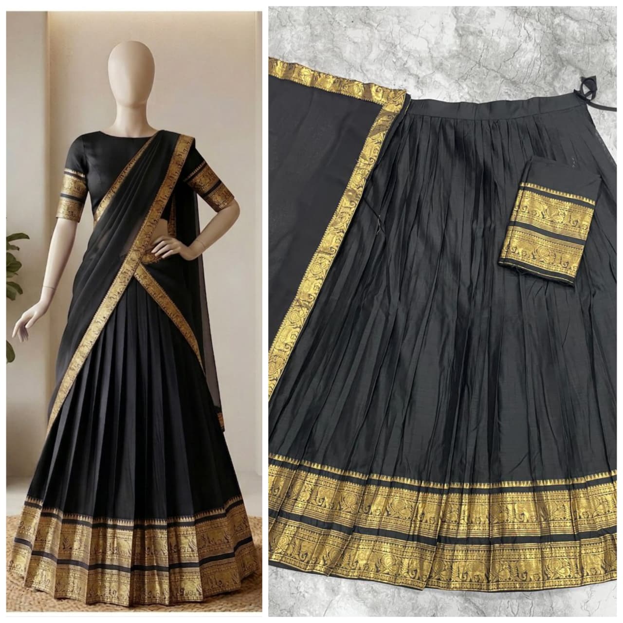 Heritage Kanci Cotton Lehenga