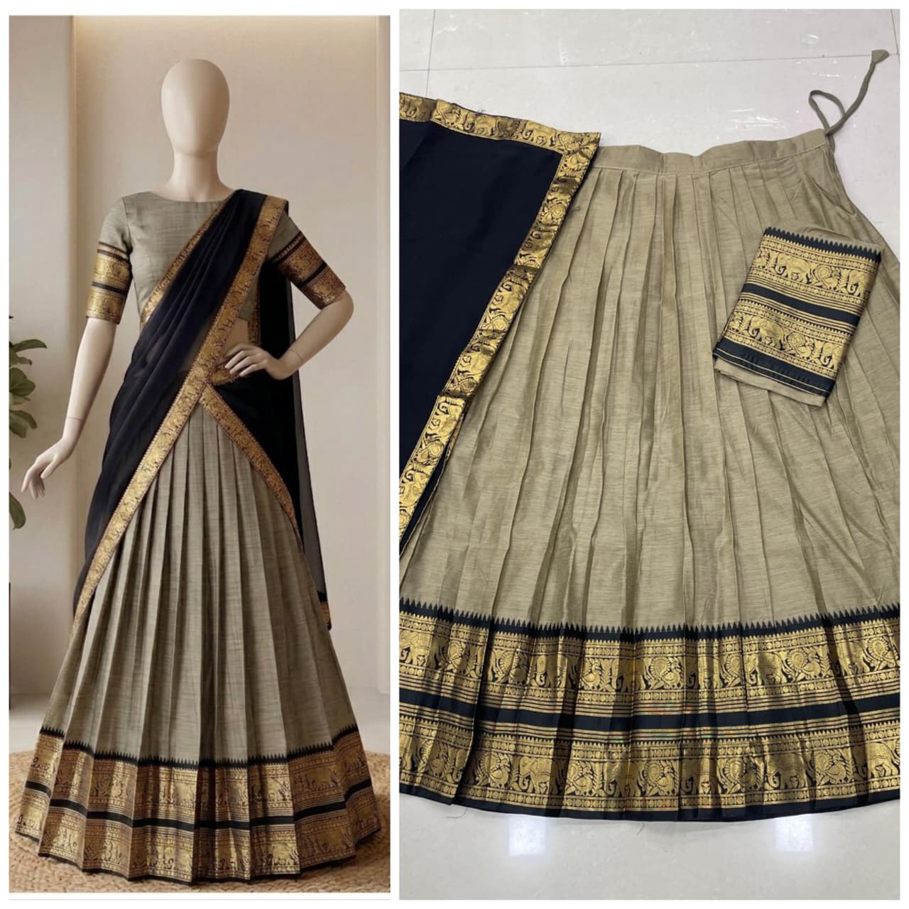 Heritage Kanci Cotton Lehenga