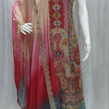 Rainbow Chinon Silk Pakistani Suit
