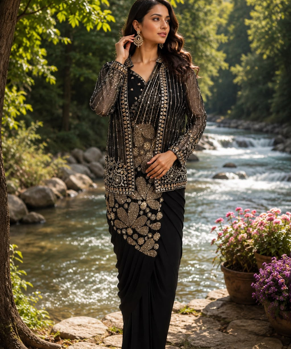 Grand Laycra Ready To Wear Saree
