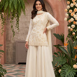 Premium Chinon Raakhi Top Plazzo