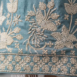 Premium Chinon Raakhi Top Plazzo