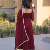Classic Crunchy Anarkali Gown