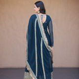 Blooming Embroidered Anarkali Gown