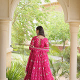 Navratri Bandhej Print Lehenga Choli