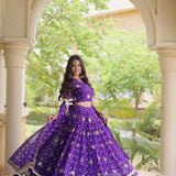 Navratri Bandhej Print Lehenga Choli