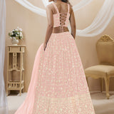 Sparkle Embroidered Wedding Lehenga