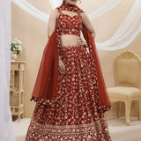 Sparkle Embroidered Wedding Lehenga