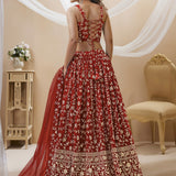 Sparkle Embroidered Wedding Lehenga