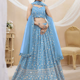Sparkle Embroidered Wedding Lehenga