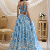 Sparkle Embroidered Wedding Lehenga