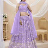 Sparkle Embroidered Wedding Lehenga