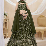 Sparkle Embroidered Wedding Lehenga