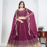 Mehvish Art Silk Wedding Lehenga