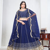 Mehvish Art Silk Wedding Lehenga