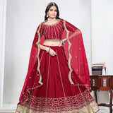 Mehvish Art Silk Wedding Lehenga