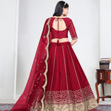 Mehvish Art Silk Wedding Lehenga