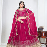 Mehvish Art Silk Wedding Lehenga