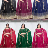 Mehvish Art Silk Wedding Lehenga