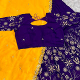 Ethnic Premium Vichitra Silk Lehenga