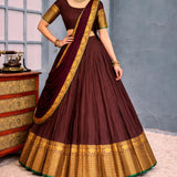 Exclusive Zari Jacquard Lehenga Choli