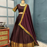 Exclusive Zari Jacquard Lehenga Choli