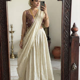 Traditional Viscose Tissue Silk Lehenga