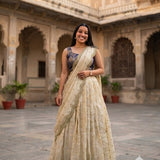 Traditional Viscose Tissue Silk Lehenga