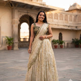Traditional Viscose Tissue Silk Lehenga