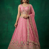Royal Tissue Silk Embroidered Lehenga