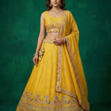 Royal Tissue Silk Embroidered Lehenga