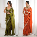 Festive Heavy Fendy Silk Saree