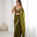 Festive Heavy Fendy Silk Saree