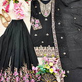 Trending Chinon Silk Top Sharara