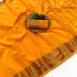 Ambrapali Linen Silk Saree