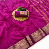 Ambrapali Linen Silk Saree