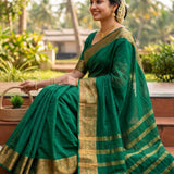 Ambrapali Linen Silk Saree