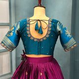Exclusive Kanjivaram Silk Lehenga