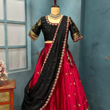 Exclusive Kanjivaram Silk Lehenga