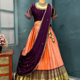 Exclusive Kanjivaram Silk Lehenga