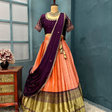 Exclusive Kanjivaram Silk Lehenga