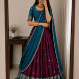 Exclusive Kanjivaram Silk Lehenga