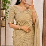 Beautiful Rangoli Cruch Silk Saree