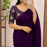 Beautiful Rangoli Cruch Silk Saree