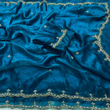 Designer Beds Work Silk Saree