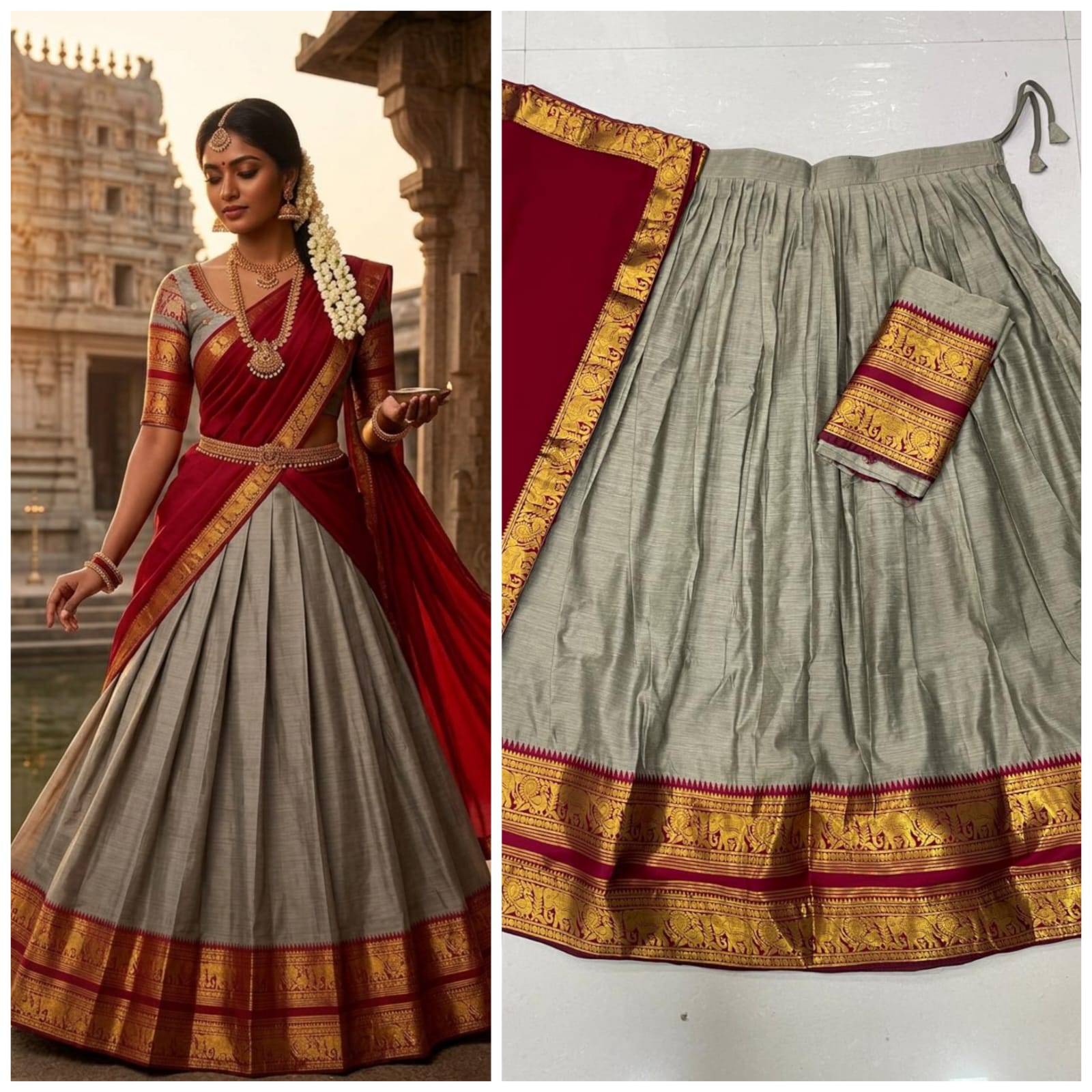 Crafted Kanchi Cotton Lehenga Choli