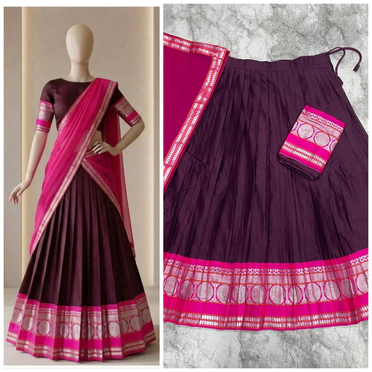 Crafted Kanchi Cotton Lehenga Choli