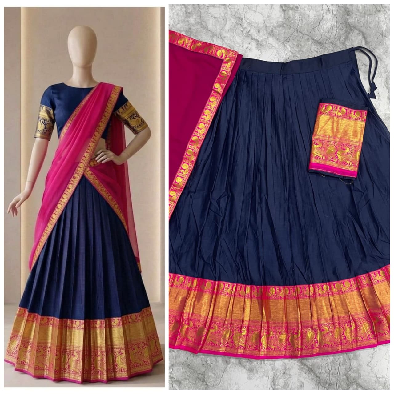 Crafted Kanchi Cotton Lehenga Choli