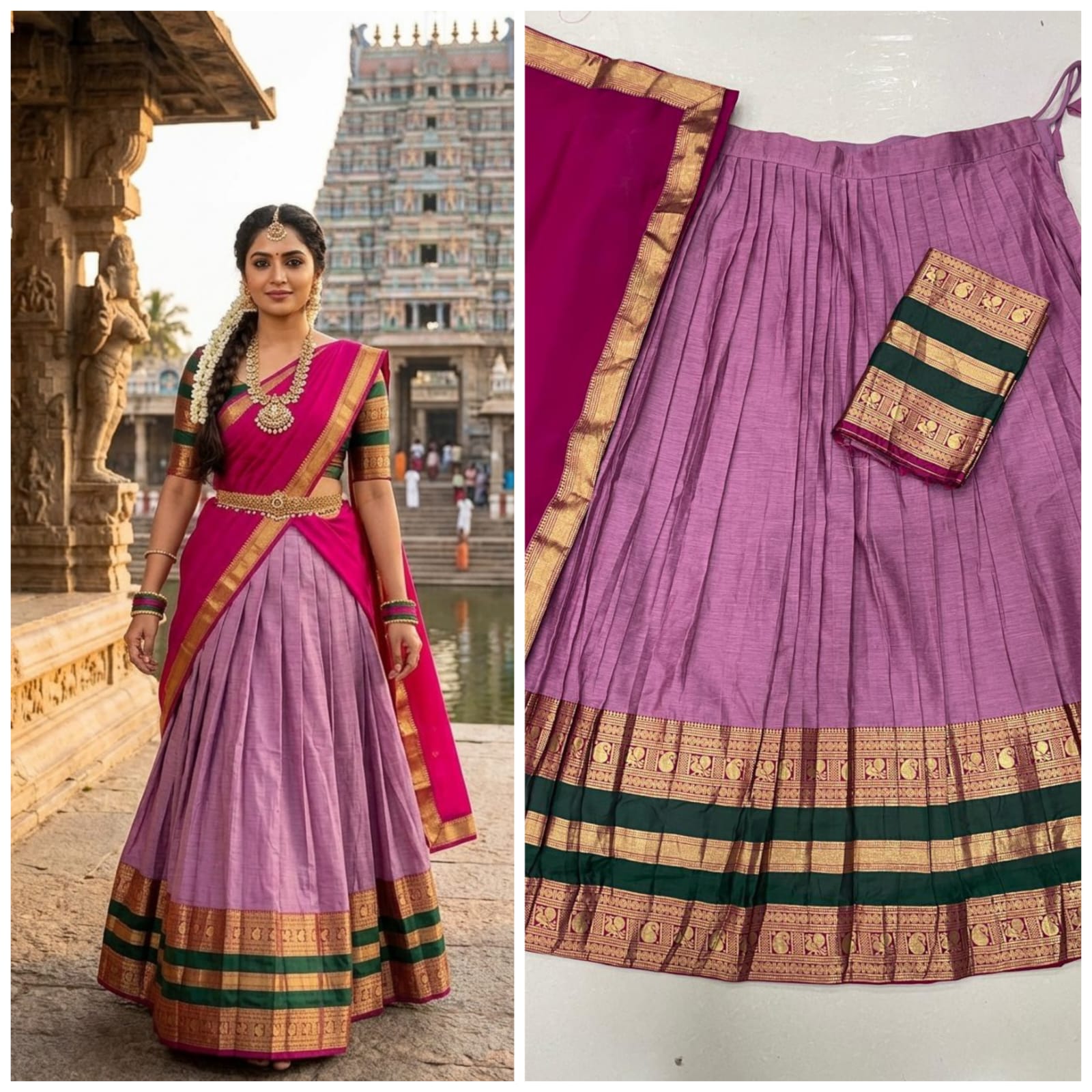 Crafted Kanchi Cotton Lehenga Choli