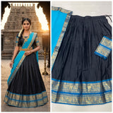 Traditional Kanchi Cotton Silk Lehenga
